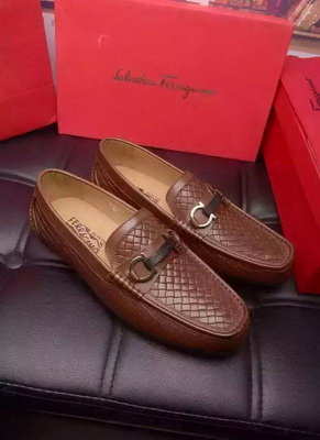 Salvatore Ferragamo Business Casual Men Shoes--055